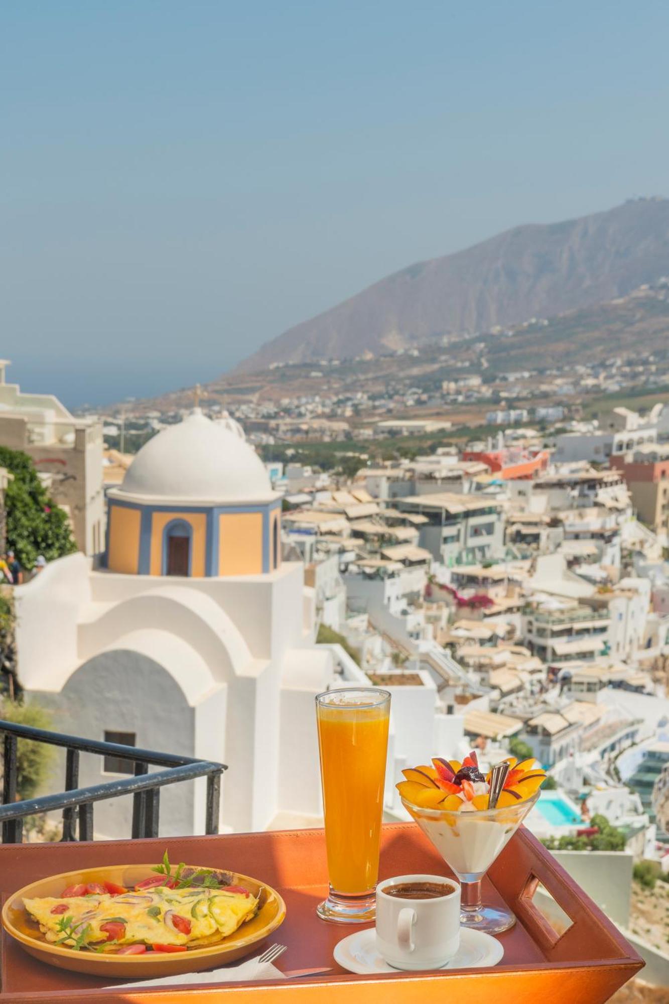 Anthos Caldera Suites Тира Экстерьер фото
