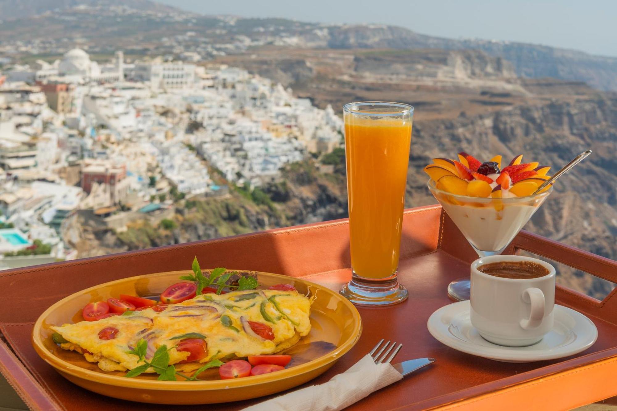 Anthos Caldera Suites Тира Экстерьер фото